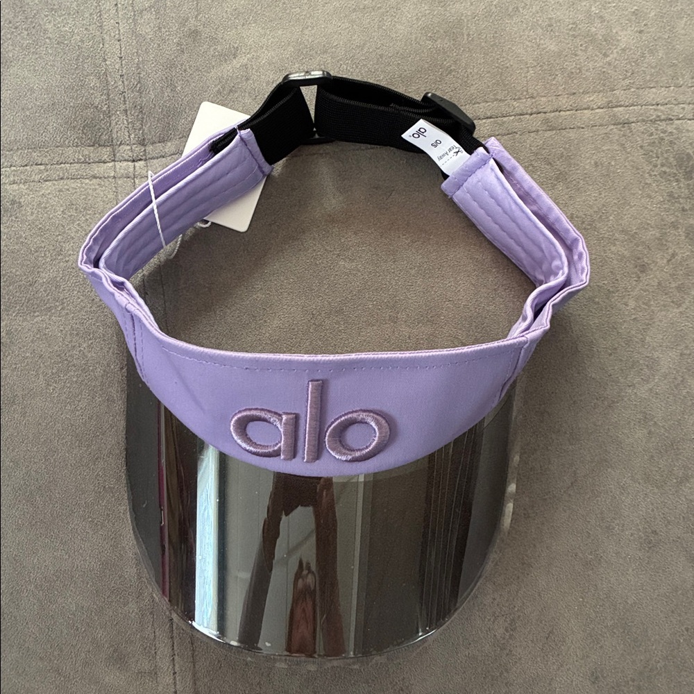 Alo Lavender Visor with Iridescent Brim - Picture 2 of 3